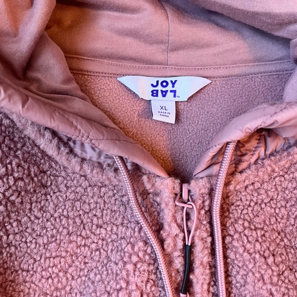 JoyLab Hooded Sherpa Jacket on Size XL - Picture 2 of 10